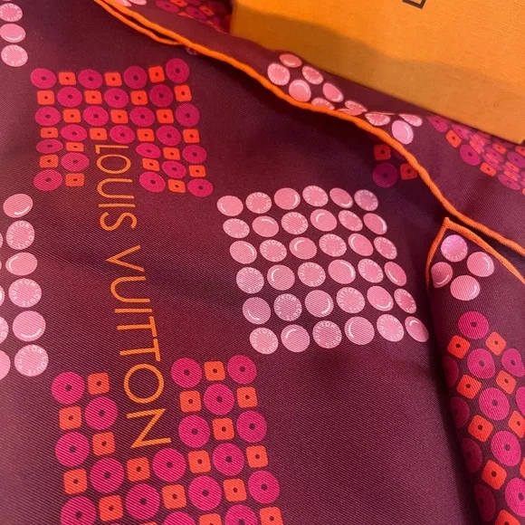 Louis Vuitton Silk scarf💜❤️🩷 - Picture 2 of 10